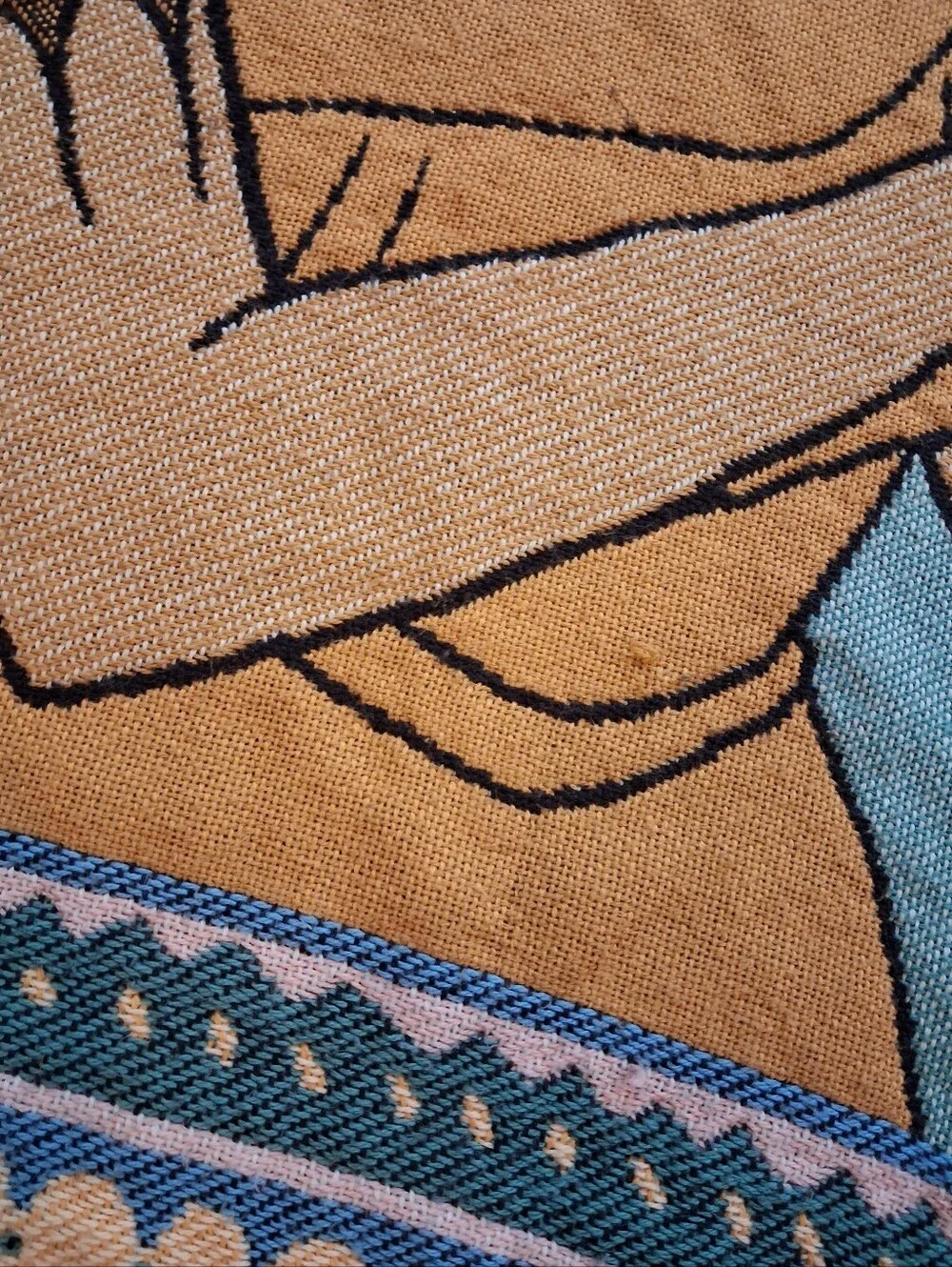 Vintage Disney Pocahontas Tapestry Throw Blanket